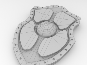 medieval shield 3D 模型