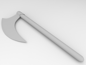 sickle axe Modelo 3D