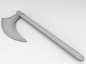 sickle axe Modelo 3D