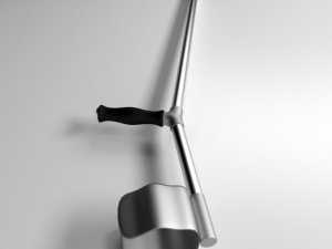 forearm crutch 3D Model