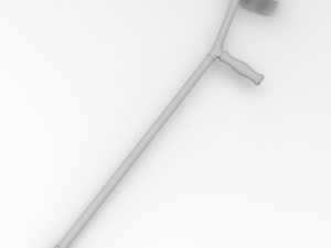forearm crutch 3D Model