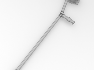 forearm crutch 3D Model