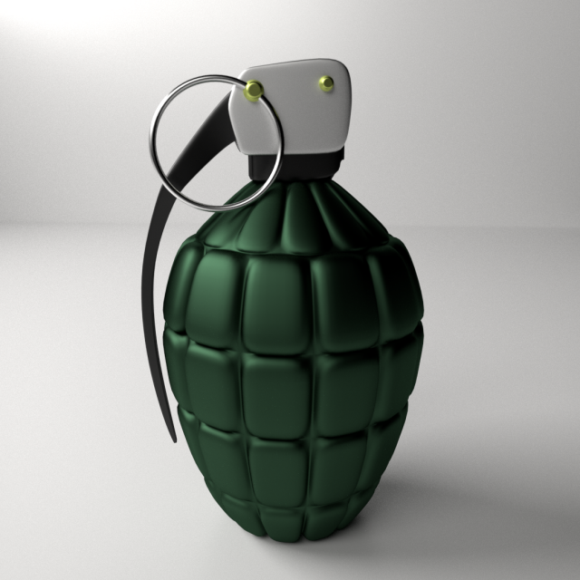 hand grenade Modèle 3D .c4d .max .obj .3ds .fbx .stl .blend 