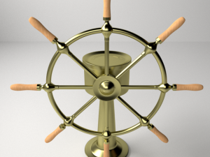 ships wheel 3D Model