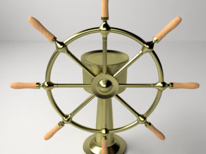 ships wheel 3D Model