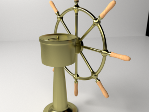 ships wheel 3D Model