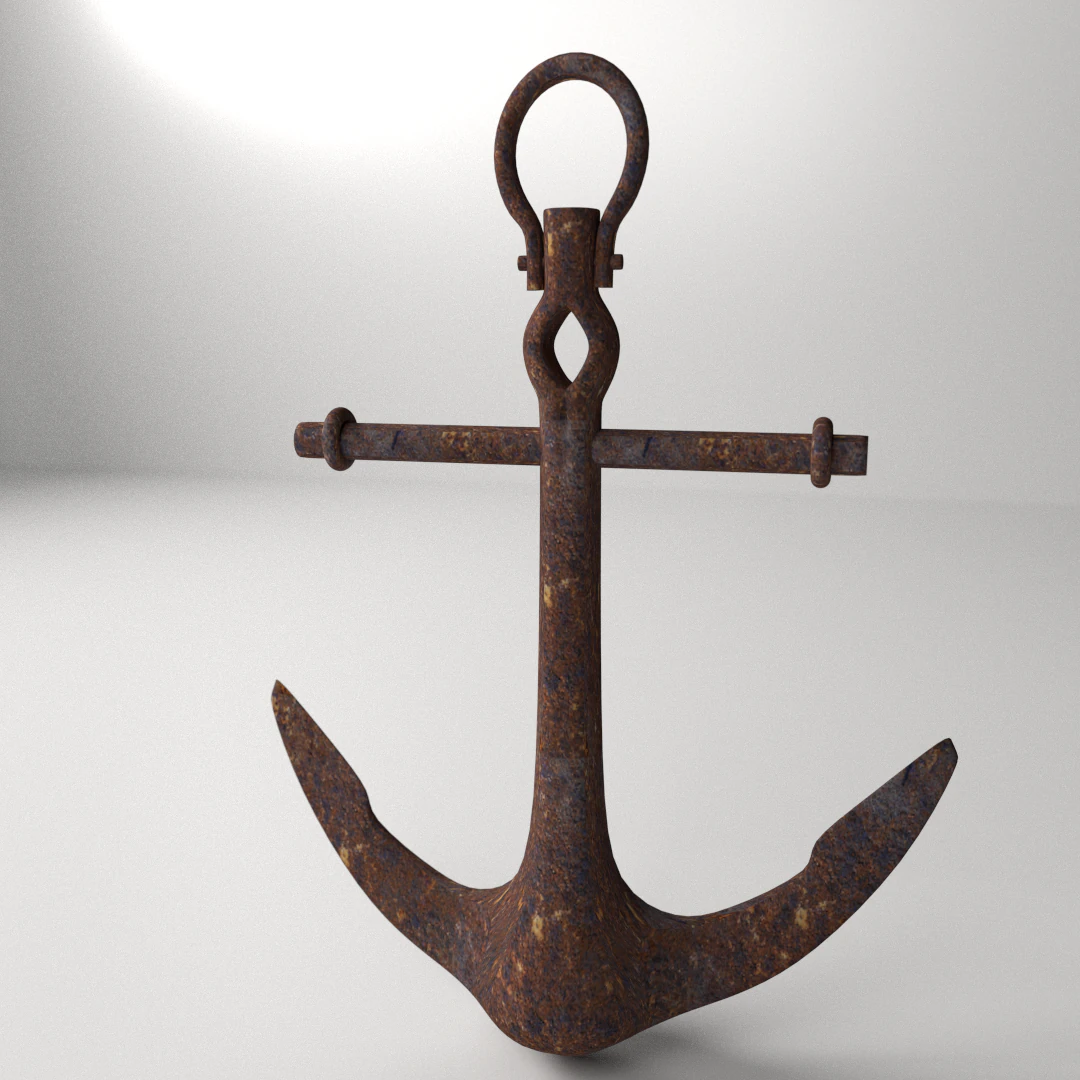 anchor 3D Model .c4d .max .obj .3ds .fbx .stl .blend 