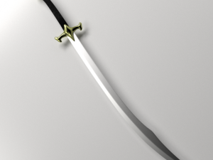 scimitar 3D Model