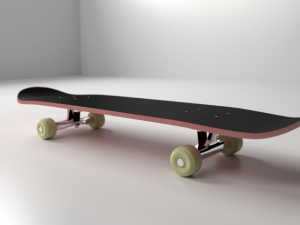 skateboard 3D मॉडल