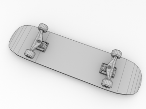 skateboard 3D मॉडल