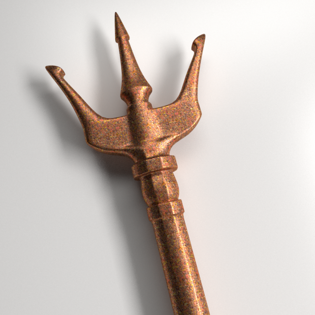trident 3D Model .c4d .max .obj .3ds .fbx .stl .blend