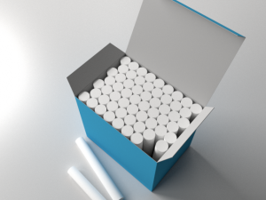 chalk box 3Dモデル