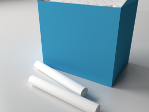chalk box 3D 模型