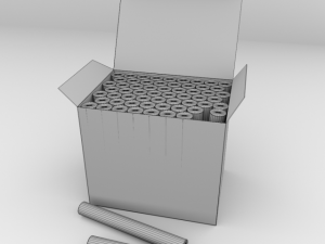chalk box 3D 模型