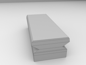 chalkboard eraser 3D 模型