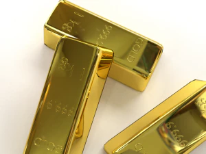 Goldbarren 3D Modell