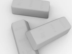 Goldbarren 3D Modell