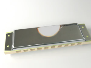 harmonica Modèle 3D