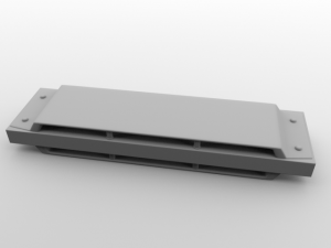 harmonica 3D-Modell