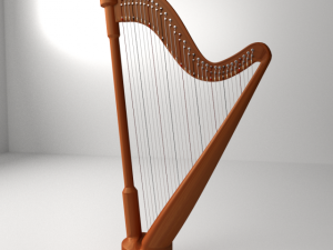 harp 3D 模型