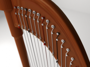harp 3Dモデル