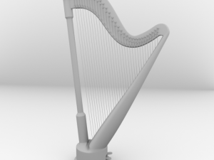harp 3Dモデル