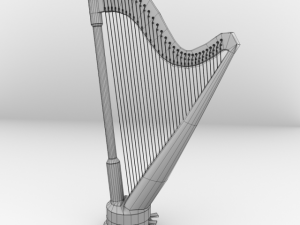 harp 3Dモデル