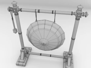 gong Modello 3D