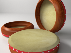 kompang 3D Model