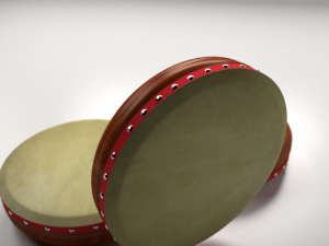 kompang Modelo 3D
