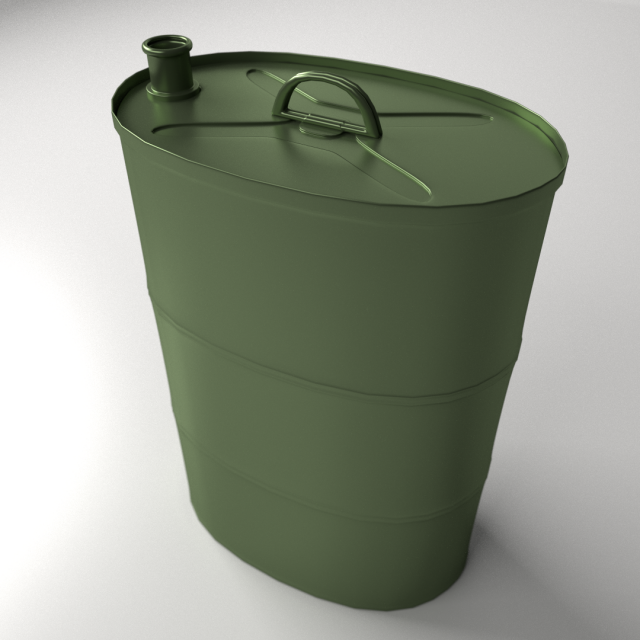 portable oil tank 3D 모델 .c4d .max .obj .3ds .fbx .stl .blend