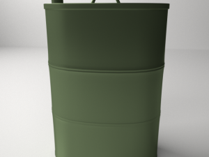 portable oil tank 3D 모델