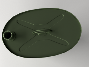 portable oil tank 3D 모델