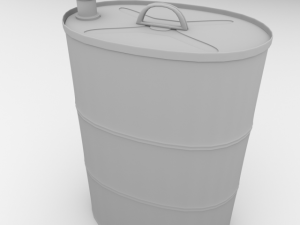 portable oil tank 3D 모델