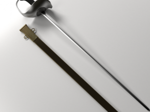 patton saber Modelo 3D