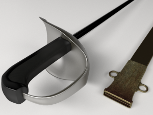 patton saber 3D Model