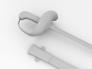 patton saber 3D Model