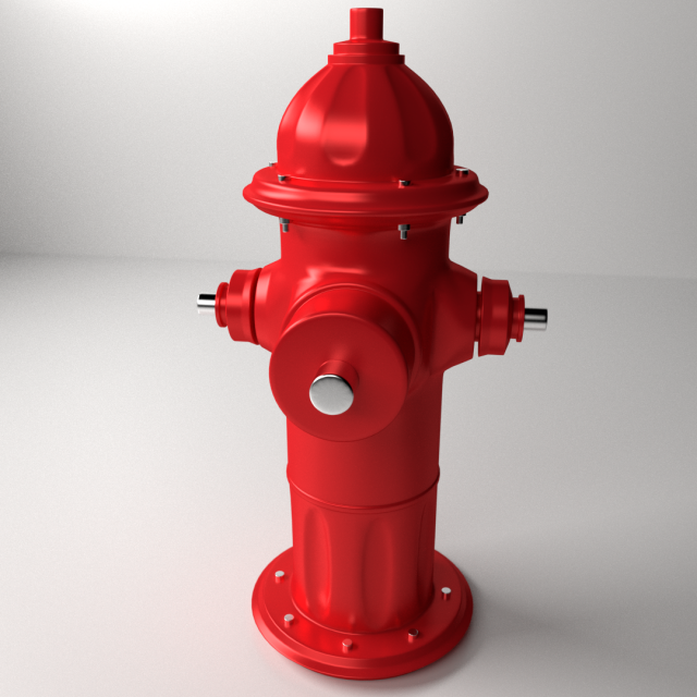 fire hydrant Modello 3D .c4d .max .obj .3ds .fbx .stl .blend 