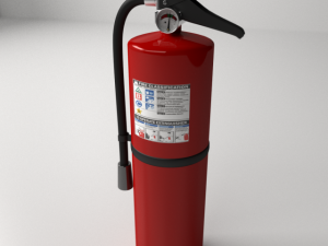 fire extinguisher 3D मॉडल