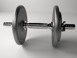 dumbbell 3D मॉडल