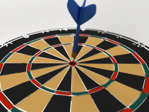 dartboard and dart 3D Model