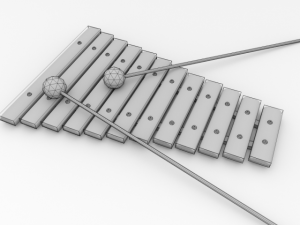 xylophone Modello 3D