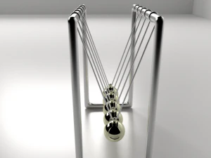 Newton'un beşiği 3D Model