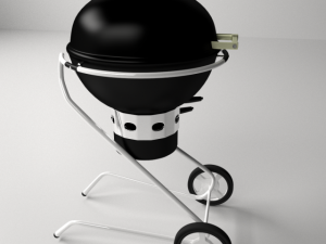 charcoal grill 3D Model