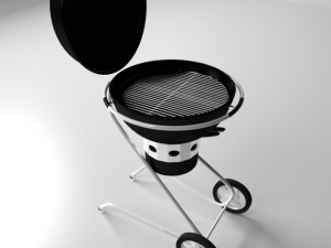 charcoal grill 3D Model