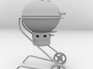 charcoal grill 3D Model
