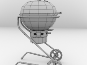 charcoal grill 3D Model
