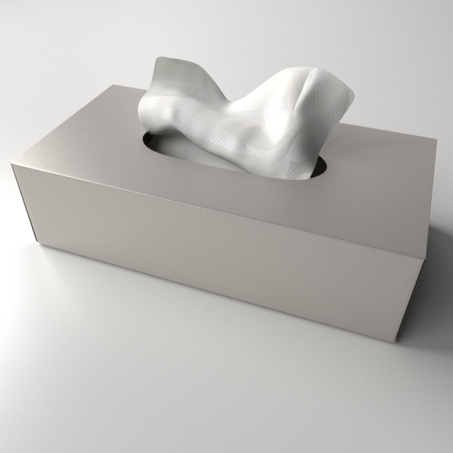 tissue box 3Dモデル .c4d .max .obj .3ds .fbx .stl .blend 