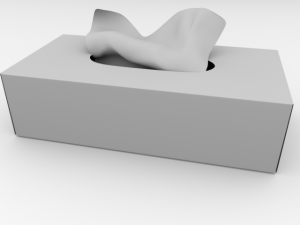 tissue box 3Dモデル