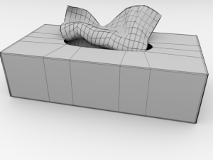 tissue box 3Dモデル